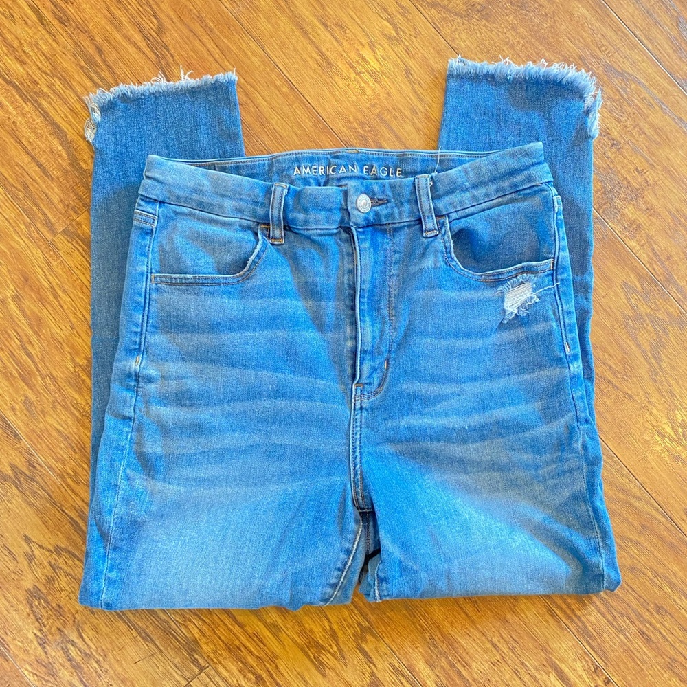 American Eagle super hi-rise curvy jegging crop